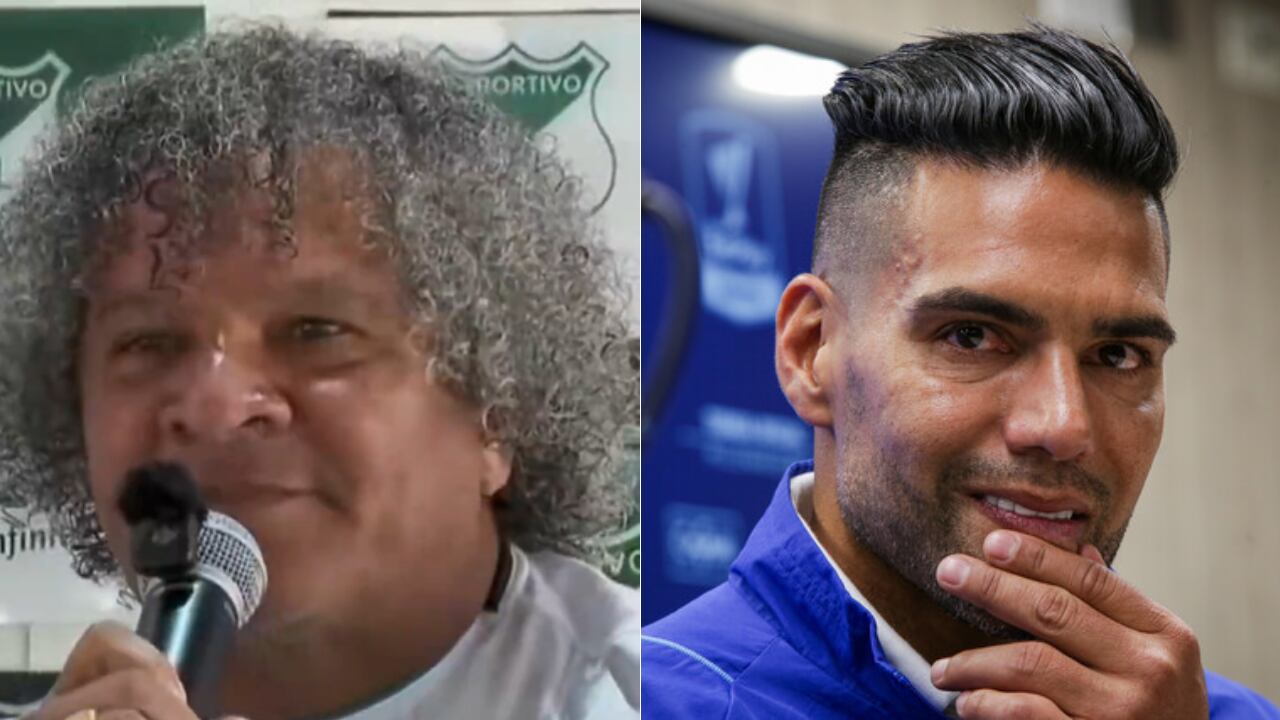Alberto Gamero y Falcao García coincidieron en 2024, cuando fue la primera etapa del jugador en Millonarios