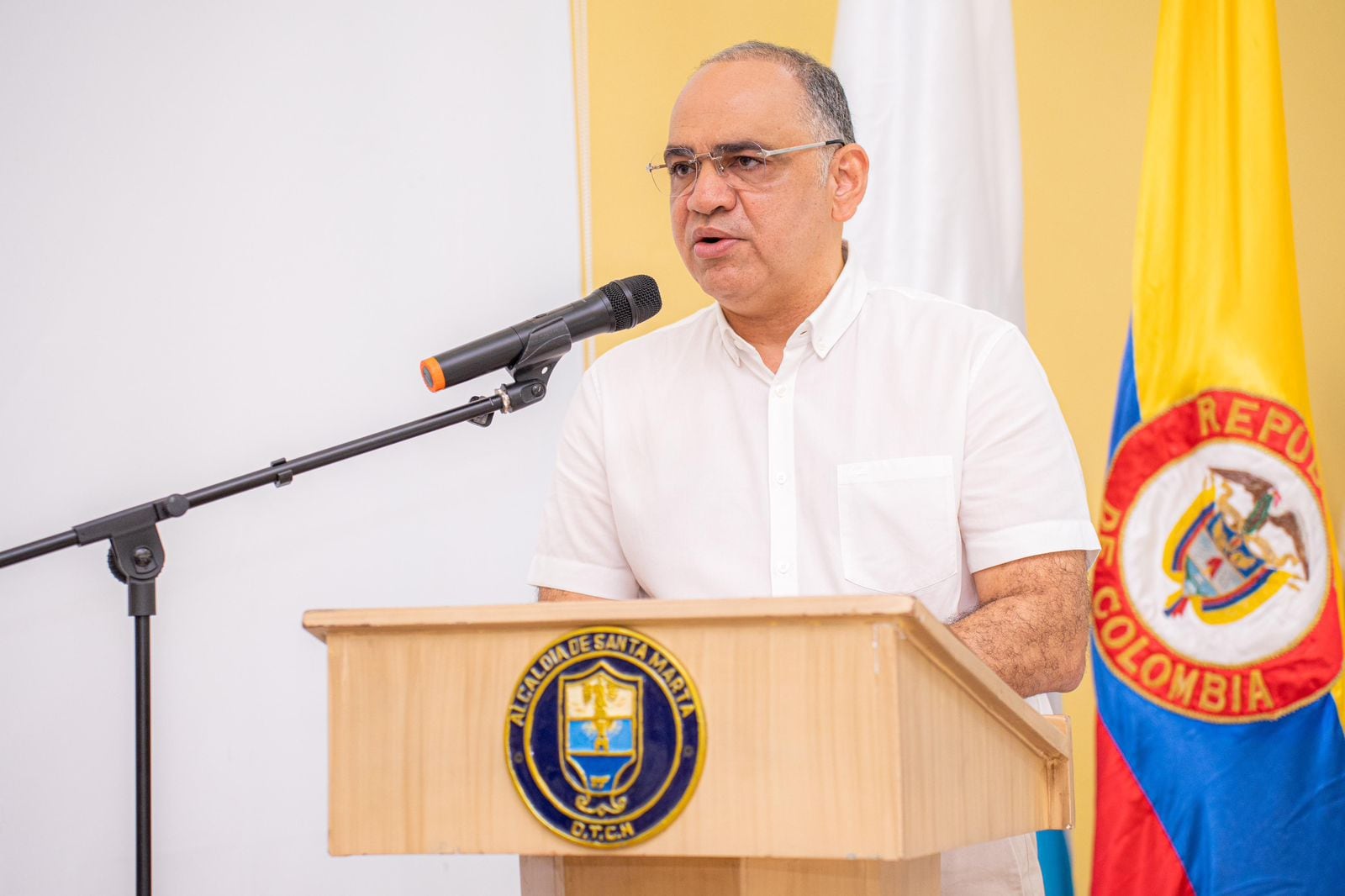 Carlos Pinedo Cuello, alcalde de Santa Marta.