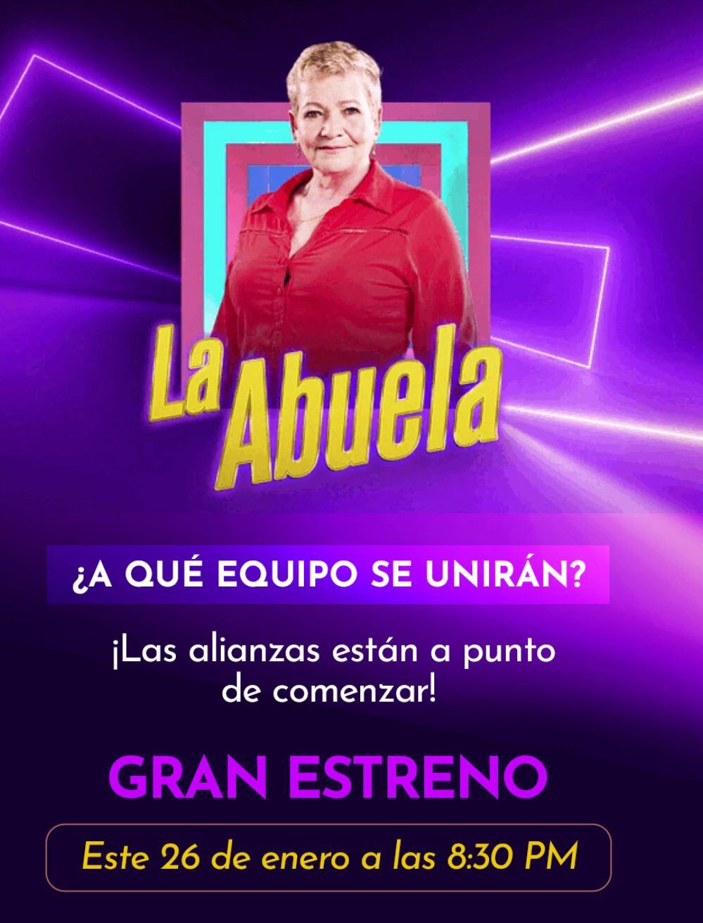 La abuela, nueva participante confirmada en La casa de los famosos
