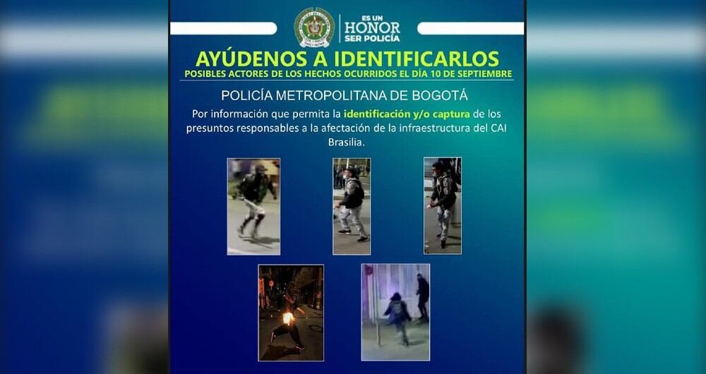 Estos serían los responsables de vandalizar el CAI de Brasilia en Bosa.