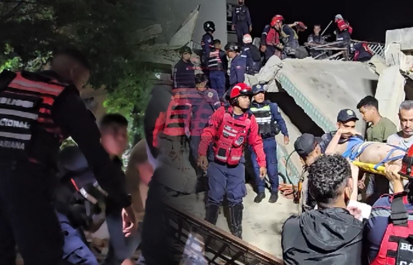 Los devastadores movimientos telúricos de este miércoles 24 de junio provocaron colapsos estructurales en Caracas.