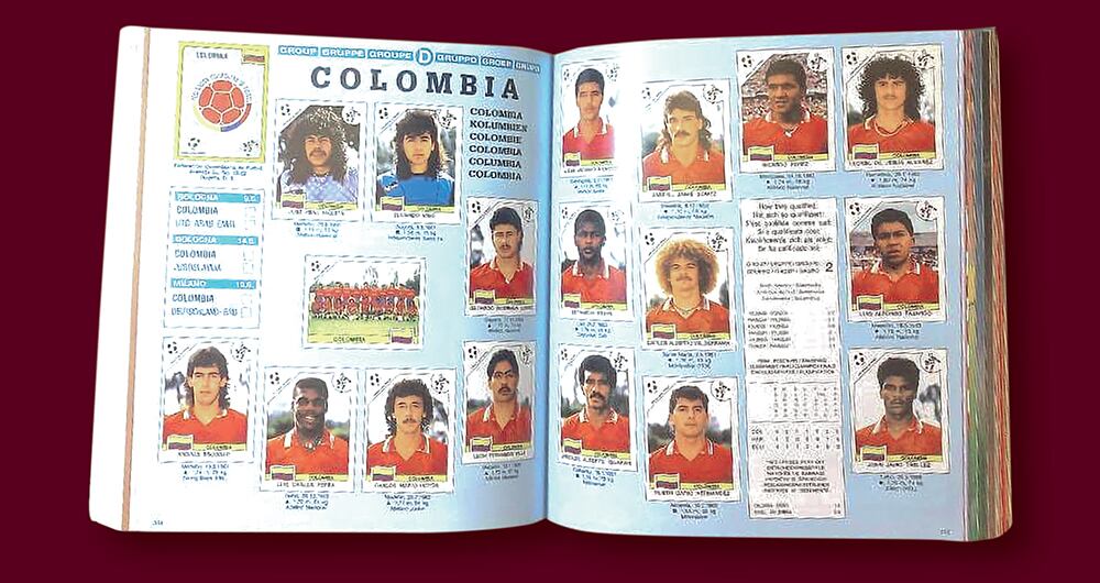 Los jugadores que participaron en el Mundial de 1990. 