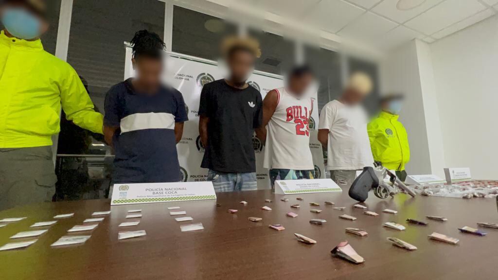 Capturados por expendido de estupefacientes en Cartagena