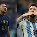 Mbappé y Messi. Qatar 2022.