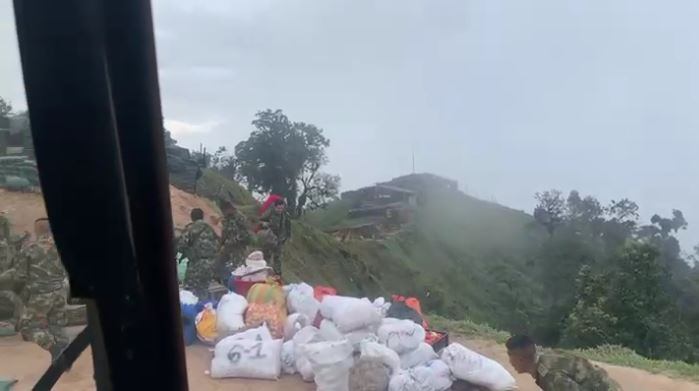 Miles de alimentos fueron entregados a las tropas.