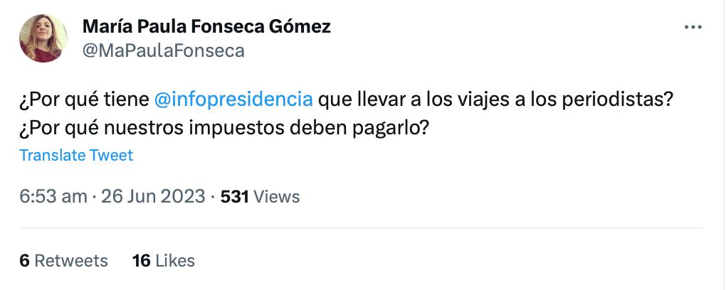 Trino de María Paula Fonseca.