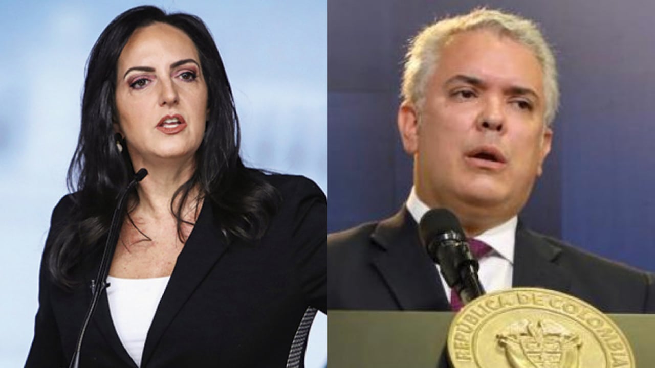 María Fernanda Cabal reafirma su pensamiento sobre Iván Duque y pregunta por la fumigación con glifosato.