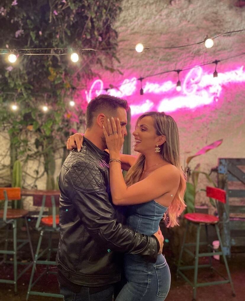 Noviazgo de Sebastián Caicedo y Juliana Diez. Imagen tomada de Instagram @july10z