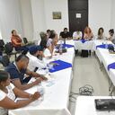 Mesa de negociaciones del Gobierno con mineros en Antioquia.