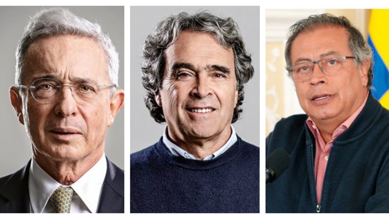 Álvaro Uribe, Sergio Fajardo y Gustavo Petro