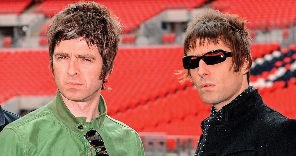 Los hermanos  Noel y Liam Gallagher. 