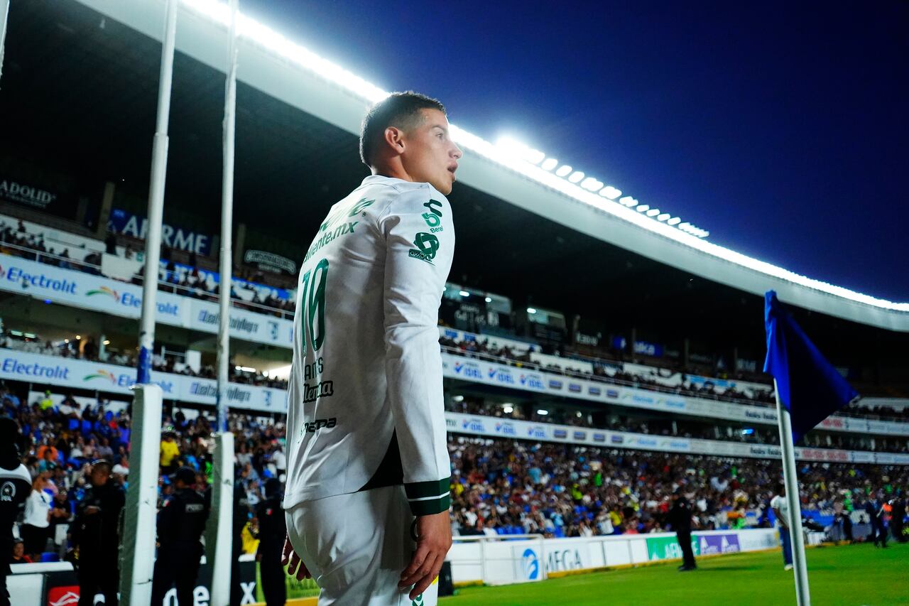 James Rodríguez jugó los 90' con León ante Querétaro.
