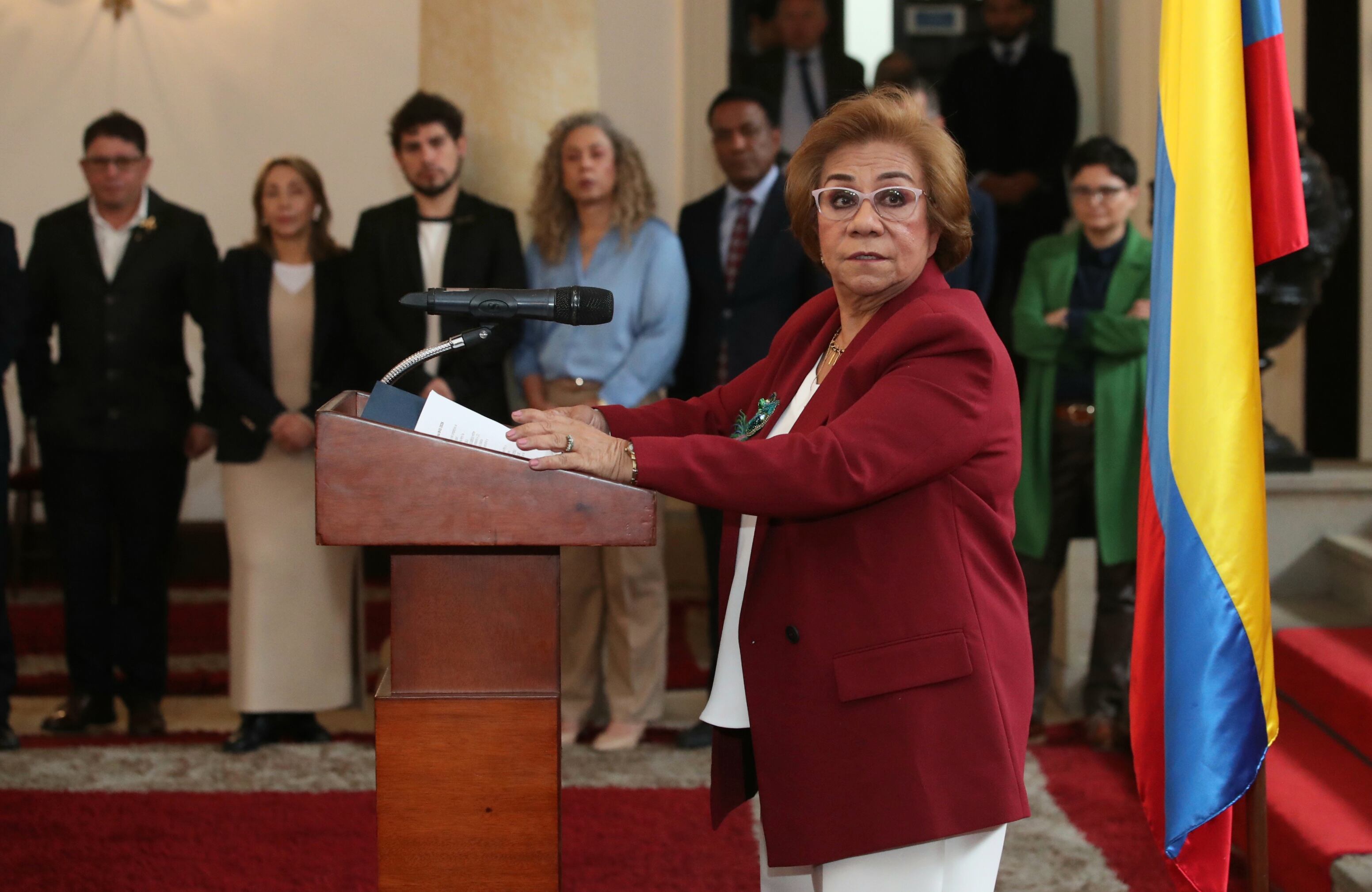 Declaración que realizará la canciller Rosa Yolanda Villavicencio sobre los detalles de la llamada de los presidentes Gustavo Petro  y Donald Trump