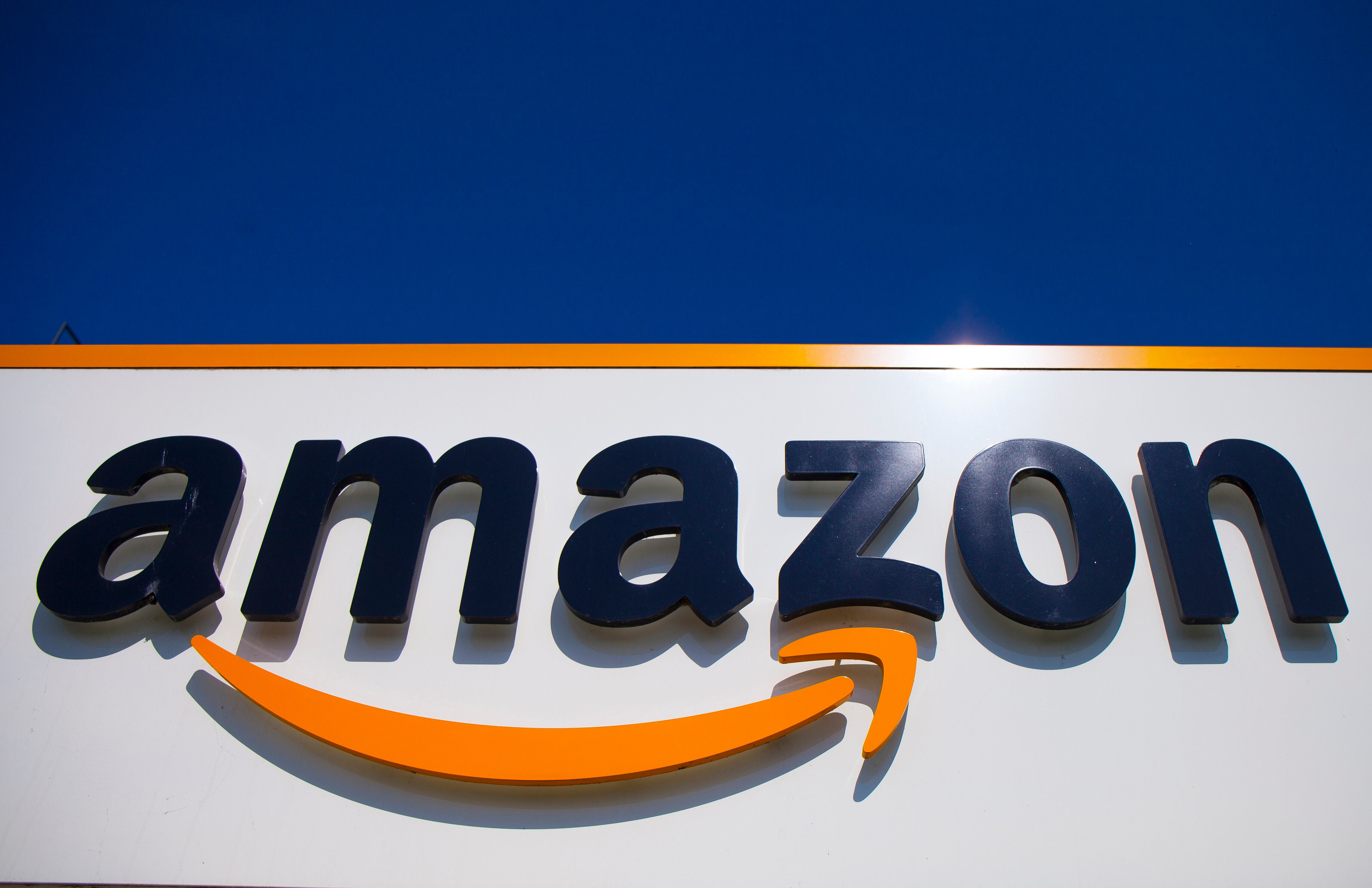 Logotipo de Amazon. (AP Foto/Michel Spingler, Archivo)