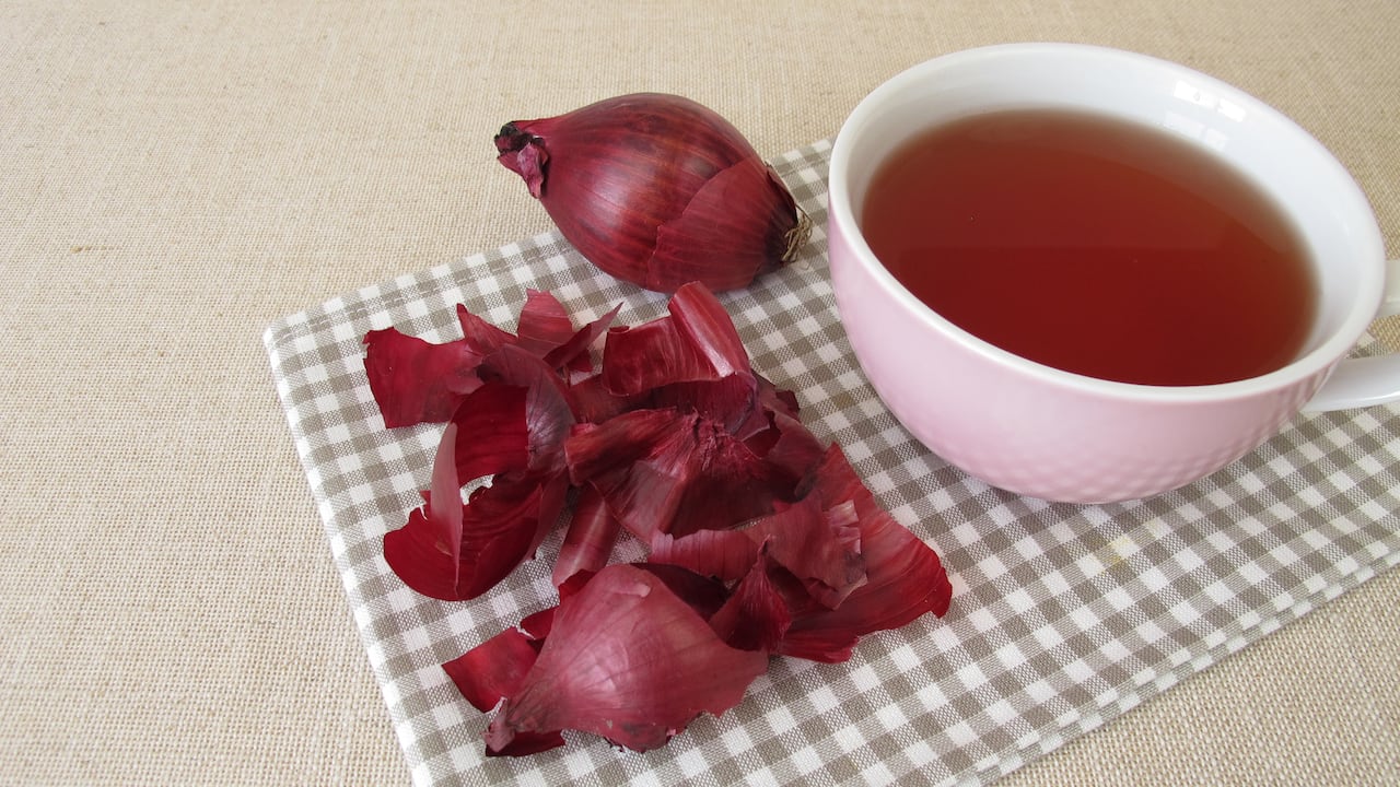 Té de cebolla morada