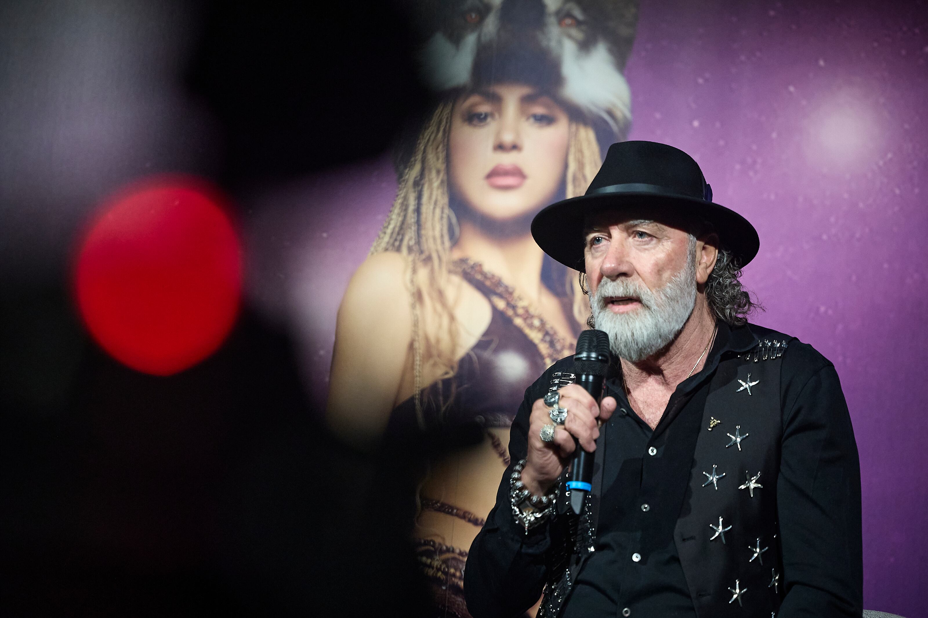 El presidente de Live Nation, Pino Sagliocco, durante la rueda de prensa en la que se anunció la residencia europea de Shakira, el 23 de marzo de 2026 en Madrid, España.