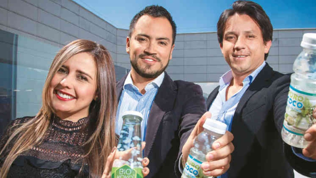 Tania Soto, Gerente de mercadeo, Juan C. Chitiva, Cofundador y gerente y Diego Silva, Cofundador de Bio Koko