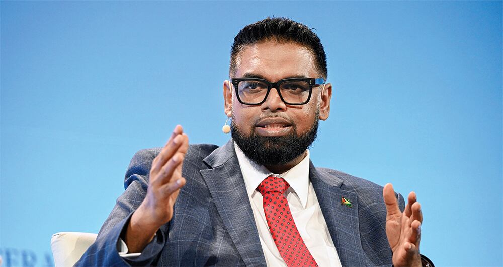 El presidente de Guyana, Irfaan Ali, podría ser reelegido en las elecciones de septiembre.
