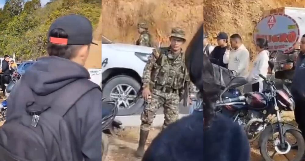 Retén ilegal en Cauca