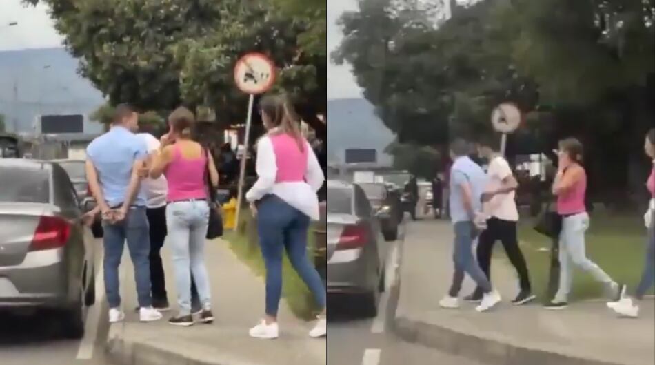 Momento de la captura del precandidato a la Alcaldía de Bello, Antioquia.