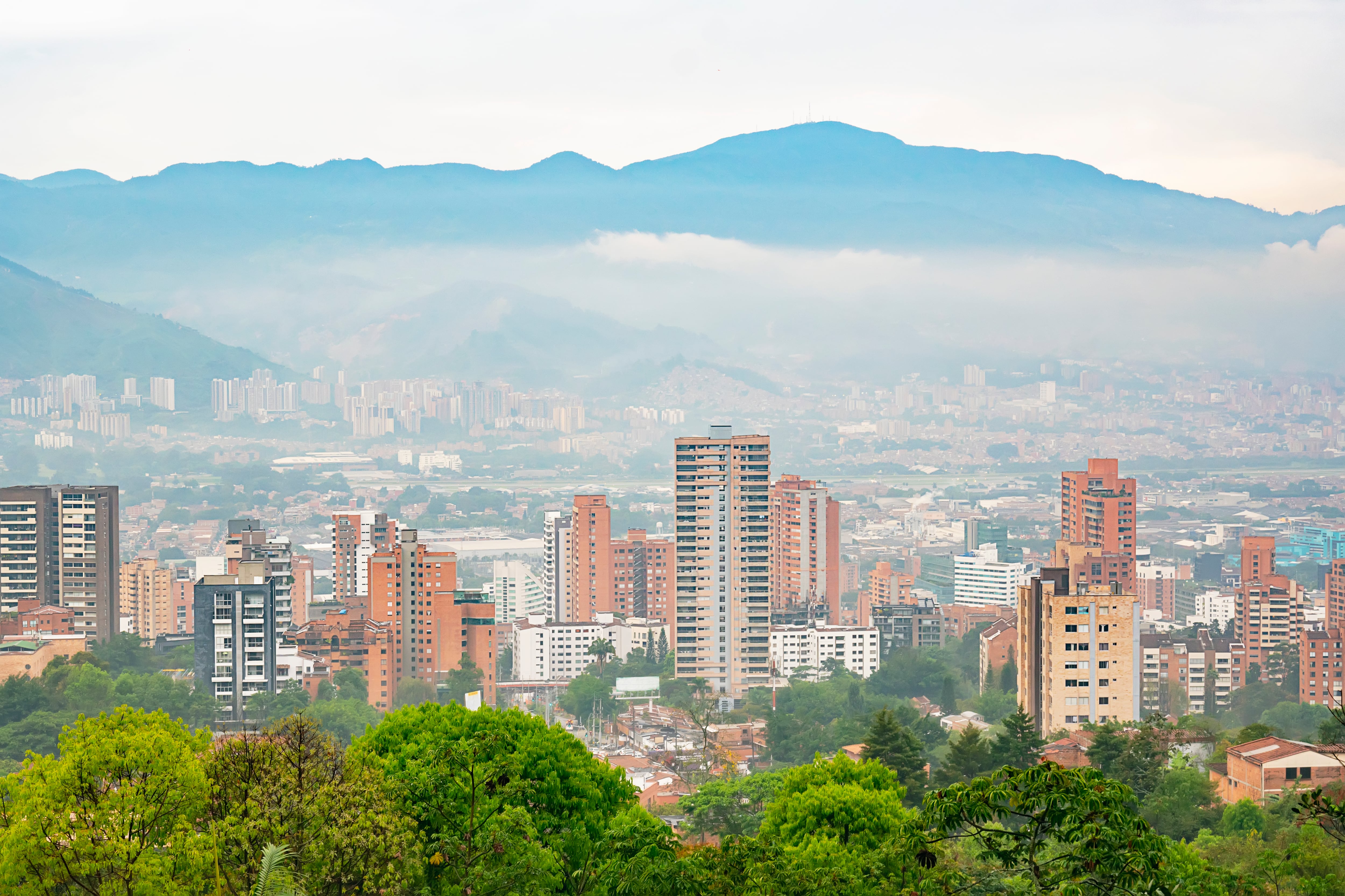 Lluvias en Medellín.