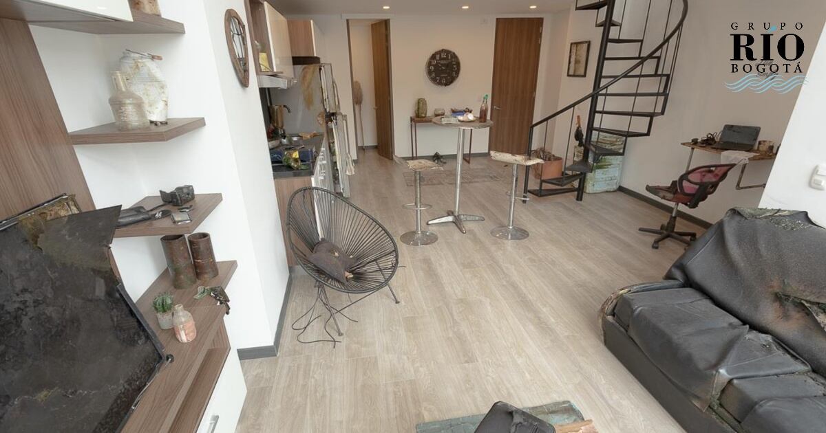 Apartamento El Río, amoblado completamente con basura del Bogotá, con el fin de generar conciencia. Habrá recorridos virtuales y presenciales.