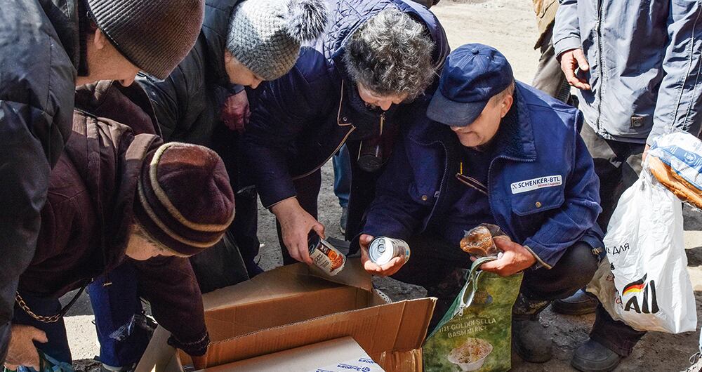 Ayuda humanitaria de Estados Unidos.
