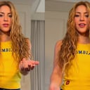 Reacción de Shakira a la eliminación de Colombia