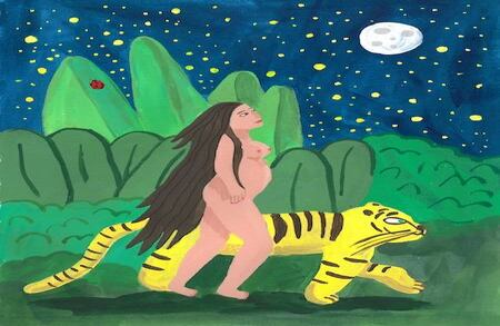 Ilustración de La Watson para 'El universo humano', de Elmo Valencia.