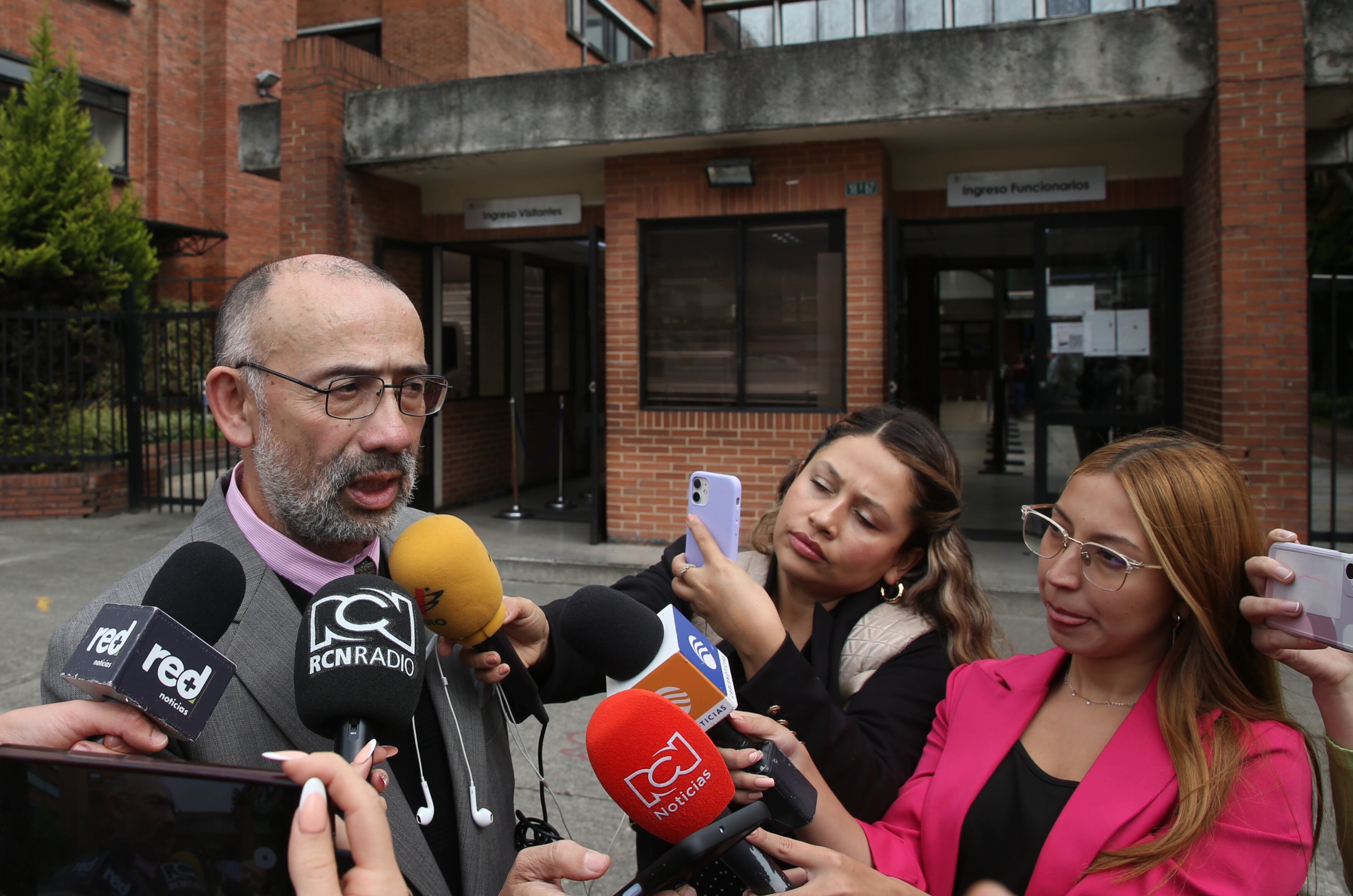 Hermes Darío Lara, magistrado del Tribunal Superior de Bogotá y presidente de la Corporación de Jueces y Magistrados de Colombia (Corjusticia)