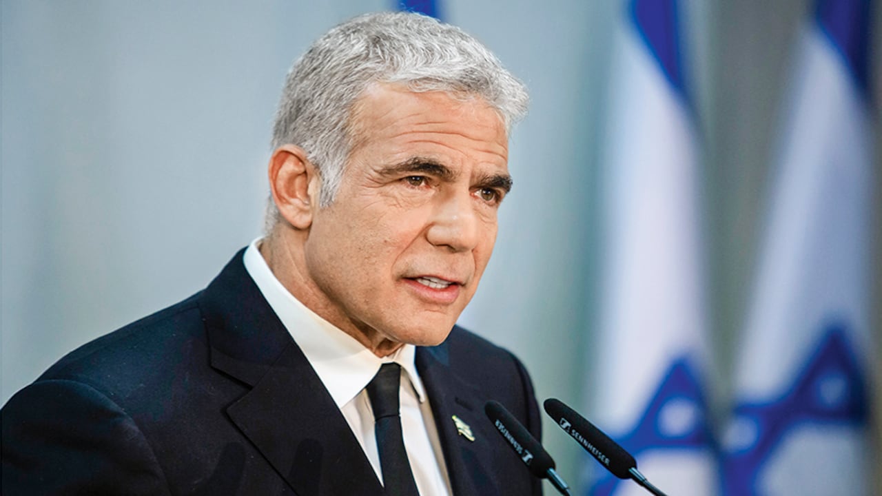 El ministro de Relaciones Exteriores de Israel, Yair Lapid.
