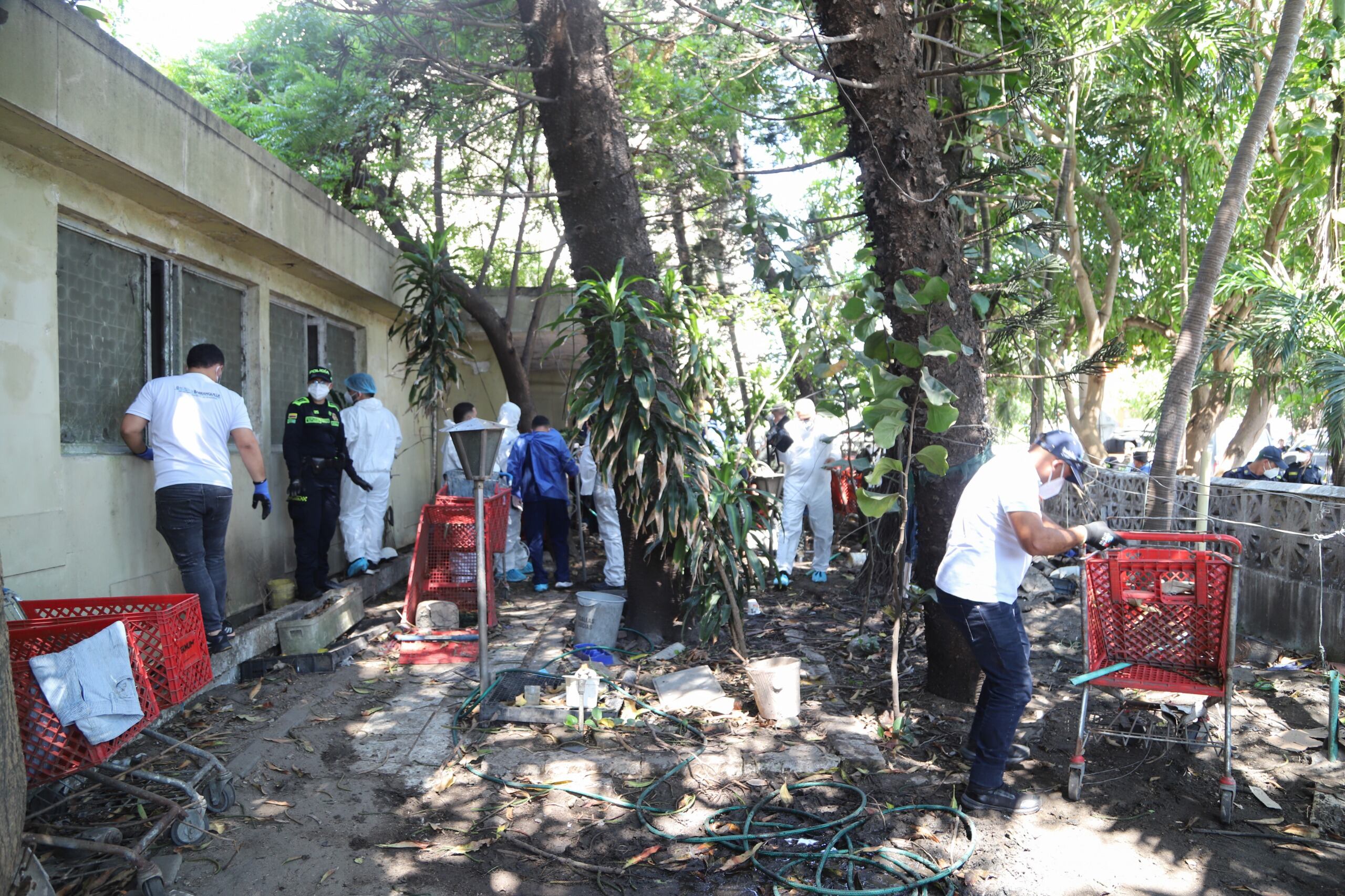 Así fue el operativo de las autoridades en el lugar.