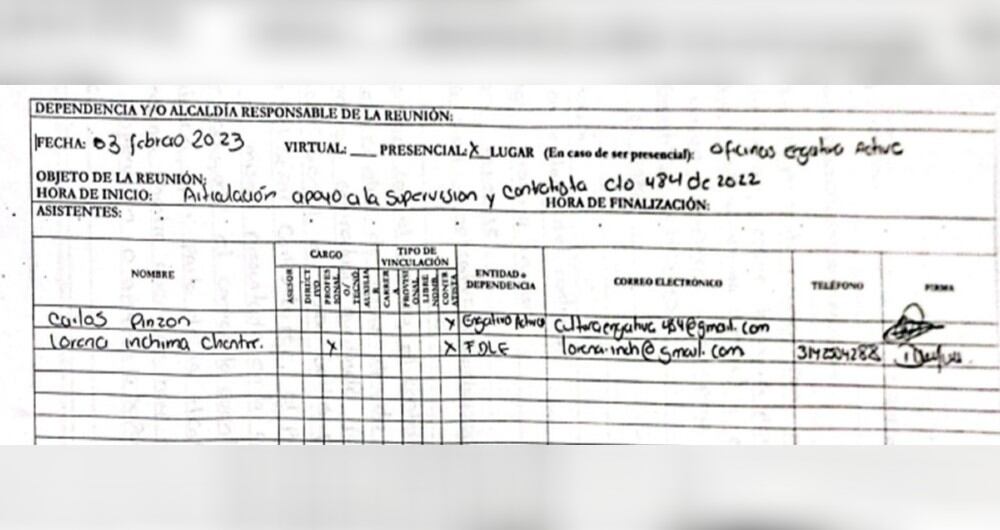 Evidencia que expuso la concejal Mafe Rojas