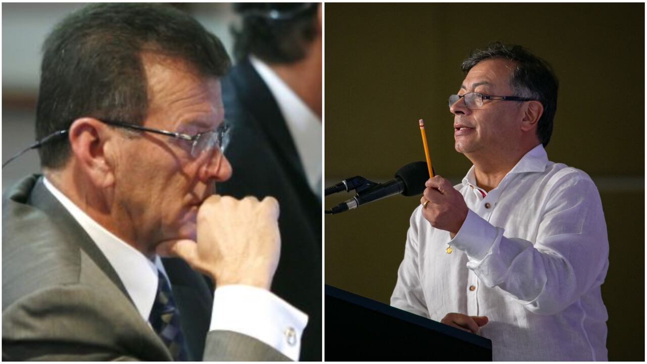 Presidente Gustavo Petro y Carlos Palacino