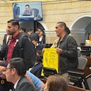 Matador en el recinto del Senado.