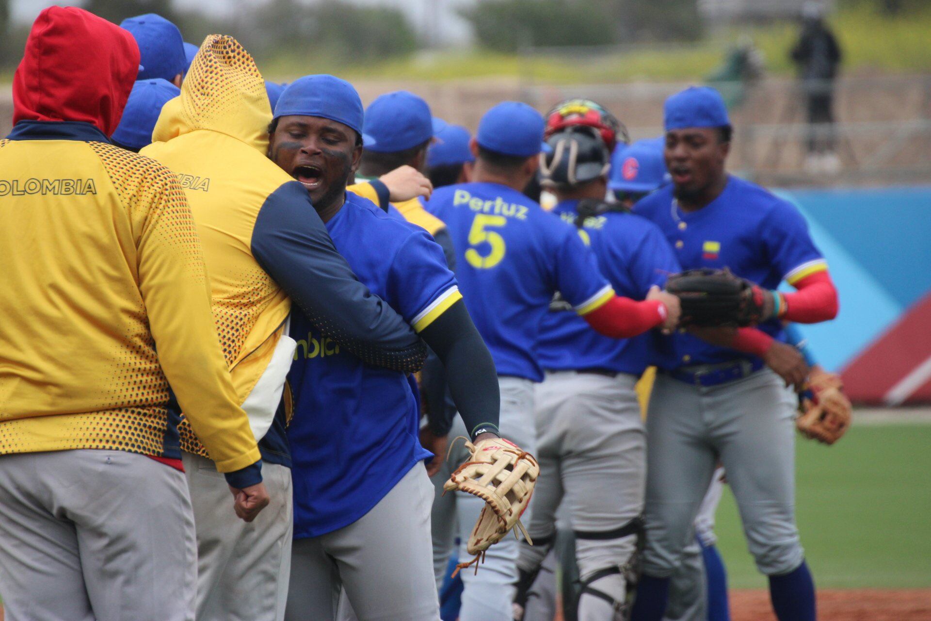 Colombia vs. Panamá en los Juegos panamericanos 2023 en el béisbol.