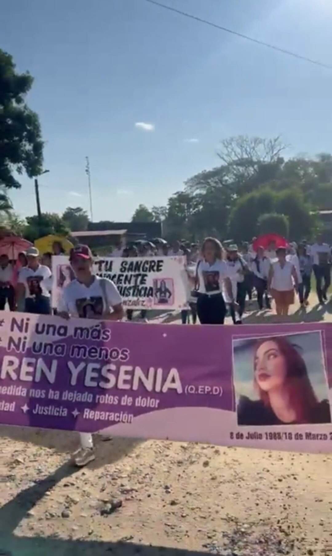 Los familiares piden justicia.