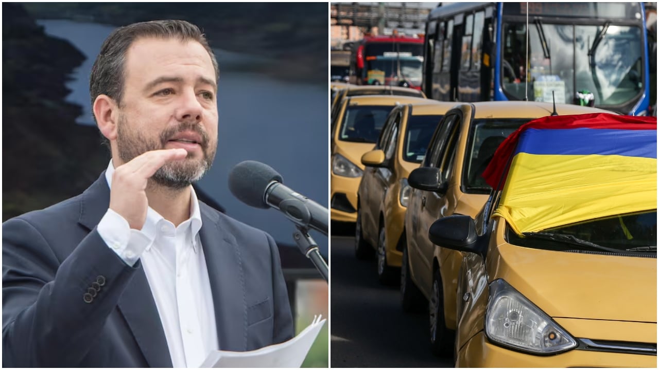 Alcalde Carlos Fernando Galán hace advertencia a taxistas.