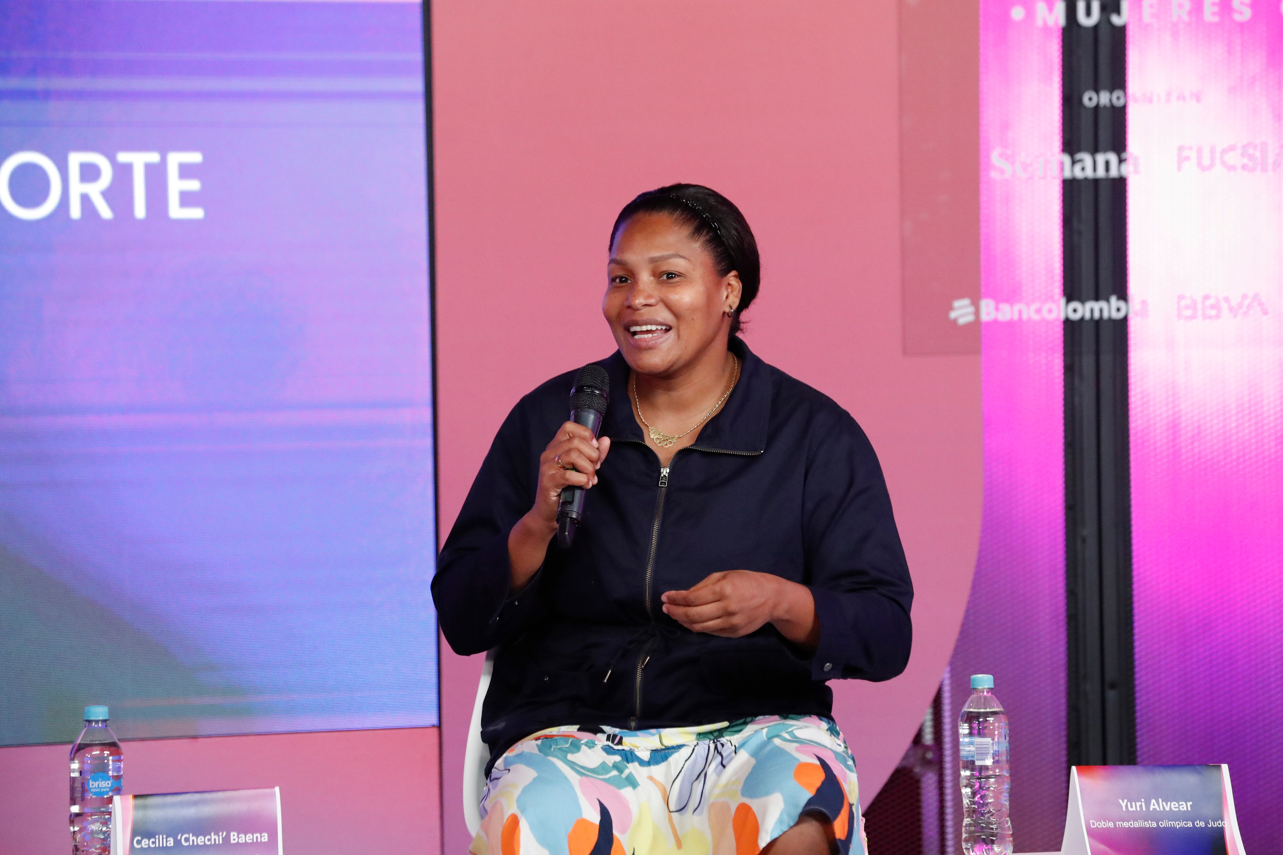Yuri Alvear, medallista olímpica de judo.