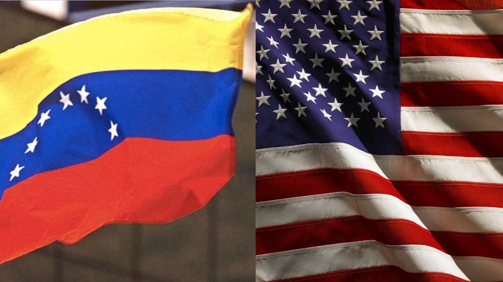 Las banderas de Venezuela y Estados Unidos simbolizan el giro en la percepción venezolana sobre Washington, según la encuesta publicada por The Economist tras la captura de Nicolás Maduro.