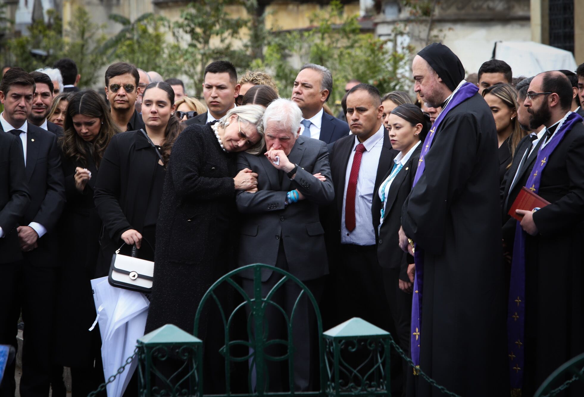 Funeral de Miguel Uribe Turbay: Cementerio Central del sepelio del senador.