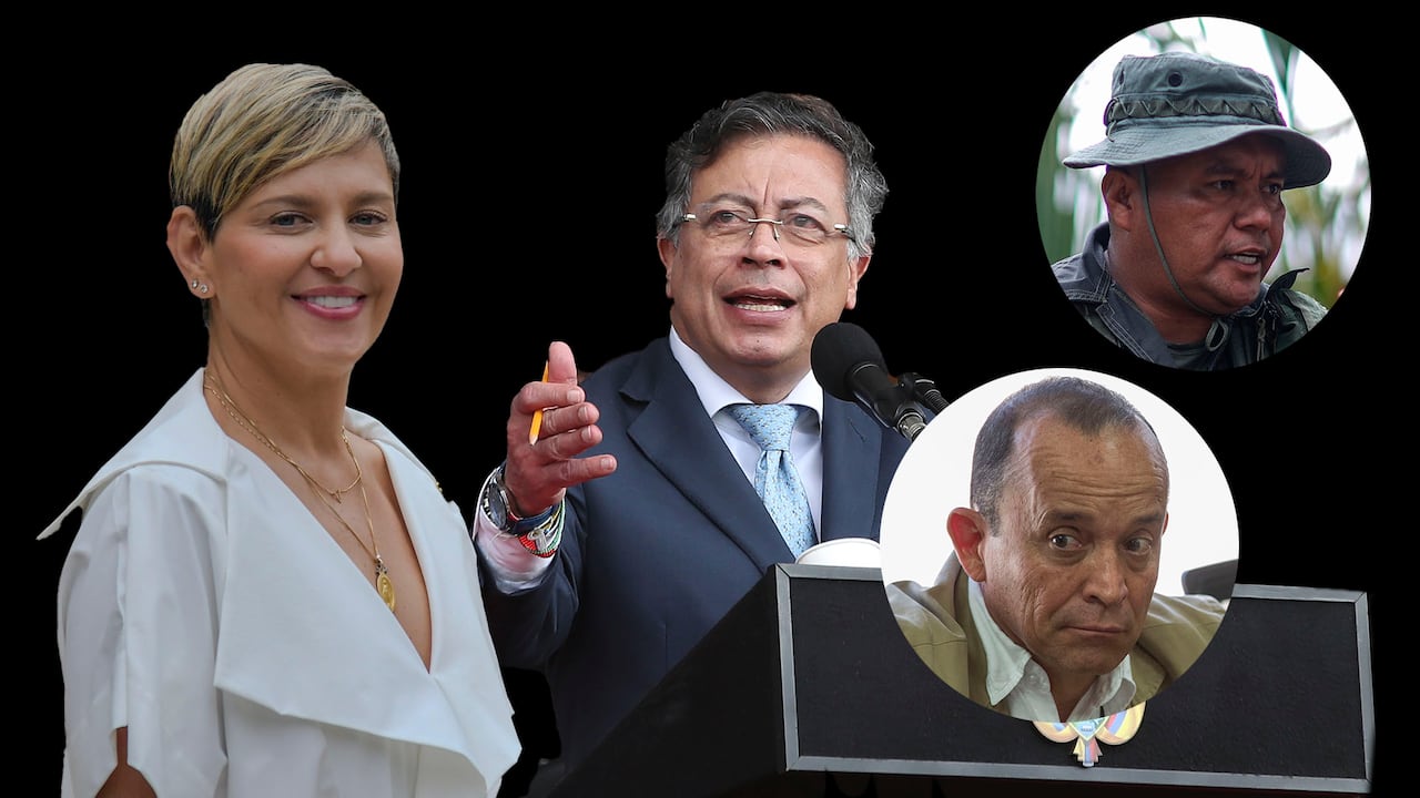 Gustavo Petro, Santiago Uribe, Calarcá y Verónica Alcocer