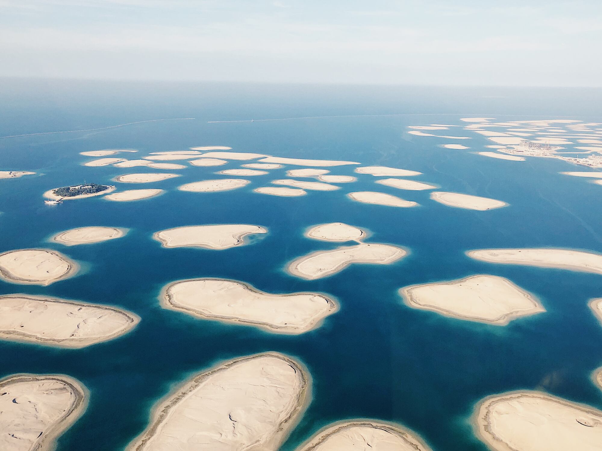 Islas artificiales en Dubái.