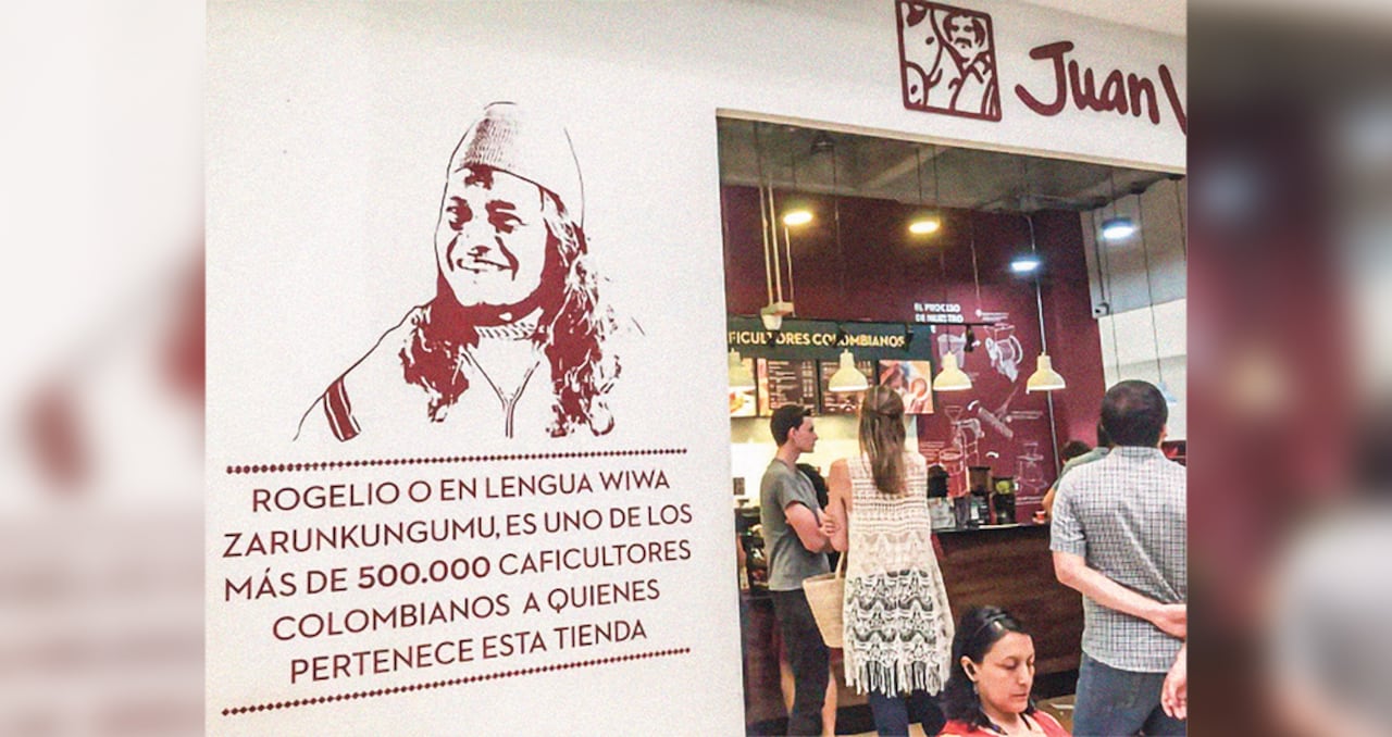 En 313 tiendas Juan Valdez en Colombia y otras 132 en el mundo se expuso la imagen de este indígena sin contar con su aprobación. Además, aseguraban que le compraban el café, lo cual no es cierto.