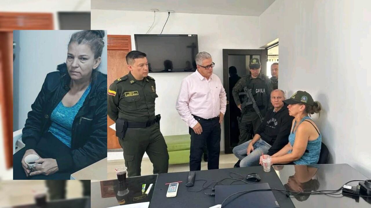 La mujer fue dejada en un paraje montañoso.