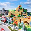 Viste del 'Super Nintendo World', parque en Osaka, Japón, inspirado en el videojuego Mario Bros.