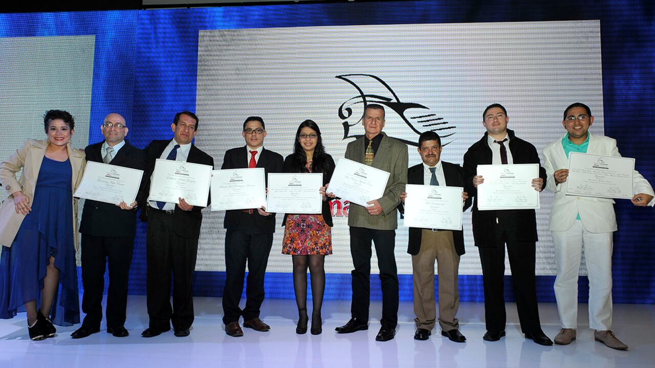 Los ganadores del Premio de Periodismo Regional.