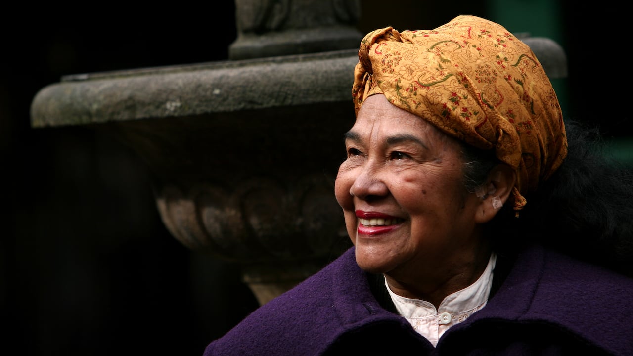 Totó la Momposina, cantante colombiana, que murió a los 85 años.