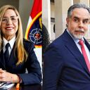 Lourdes del Socorro Peña del Valle y Armando Benedetti.