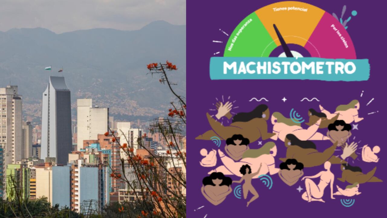Machistómetro en Medellín.